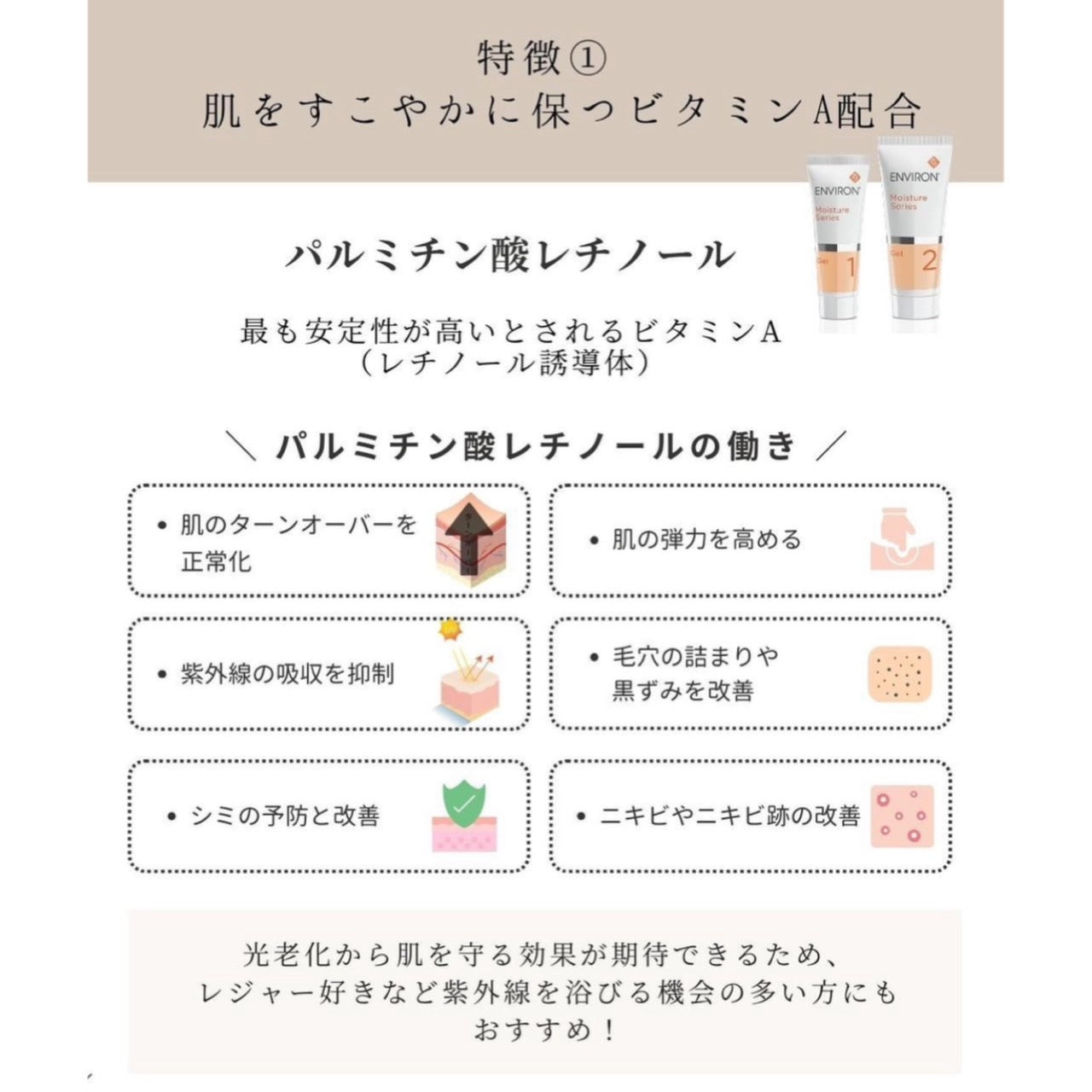 エンビロン｜MOISTURE GEL 1（モイスチャージェル1）