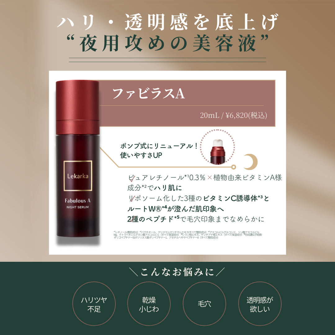 レカルカ ファビラスA|ドクターズコスメ専門通販サイトのY SKIN LAB レカルカ ファビラスA|ドクターズコスメ専門通販サイトのY SKIN LAB